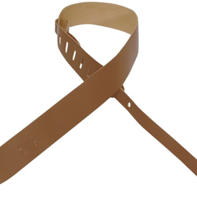 Levy's Leathers - M12-TAN - 2" Wide Leather Guitar Strap image 1