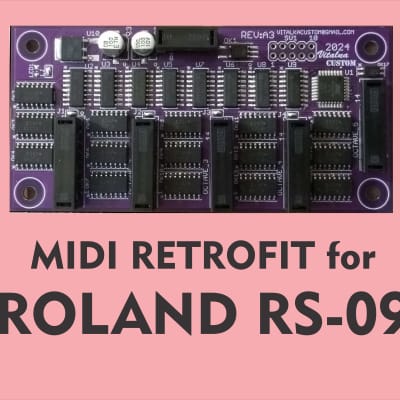 Roland RS-09. MIDI retrofit Vitalka Custom