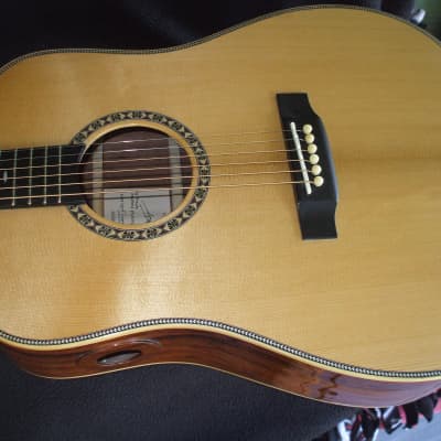 Special Edition dreadnought, torified european Spruce top granadillo rosewood back and sides, as seen on youtube hand made by Gary Montgomery. image 8