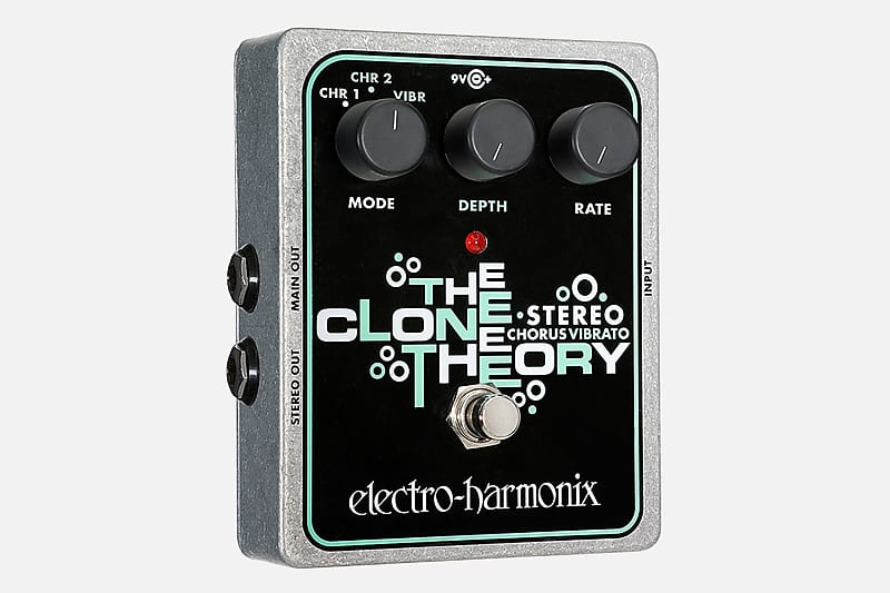 Electro Harmonix Stereo Clone Theory Analog Chorus/Vibrato Guitar Effect Pedal image 1