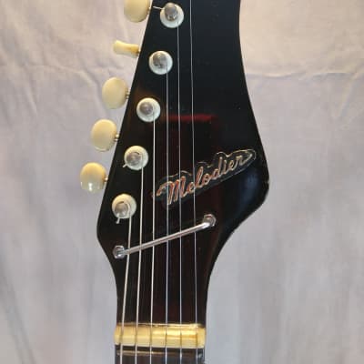 Teisco Vintage Made in Japan "Melodier" Solid Body Electric Guitar 1960s Tobacco Burst image 5