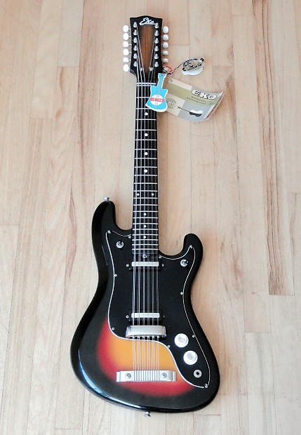 1960s Eko Cobra XII Vintage 12 String Guitar Collector Grade