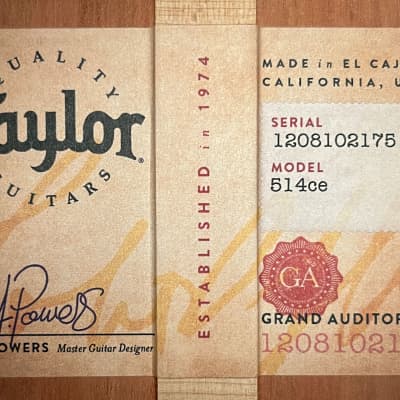 Taylor 514ce (Brand New) image 20