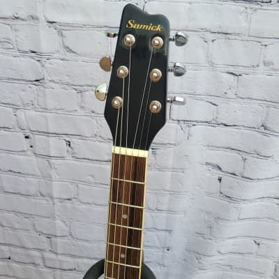 Samick LW028-GSA Dread Solid Spruce Acoustic Guitar w/ Hard Case - NOS image 3