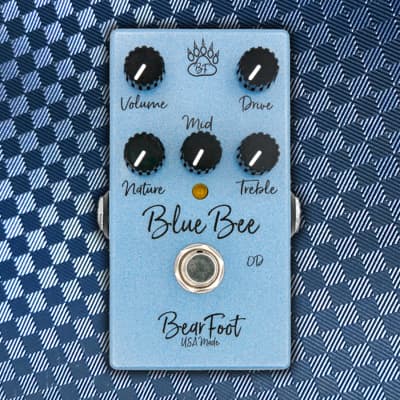 NEW 2024 BLUE BEE Bass Overdrive by BearFoot FX! "The Ultimate Bearfoot Blueberry OD!" **FREE SHIPPING!** image 1