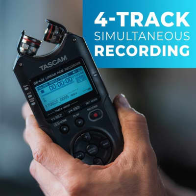 Tascam DR-40X FOUR TRACK AUDIO RECORDER/USB AUDIO INTERFACE image 6