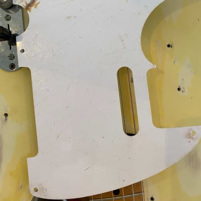 fender telecaster 1957 blond that had overpaint removed image 15