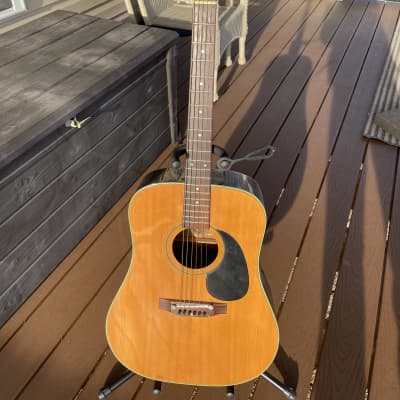 Lyle Acoustic Guitar Model W-465 70’s - Natural for sale
