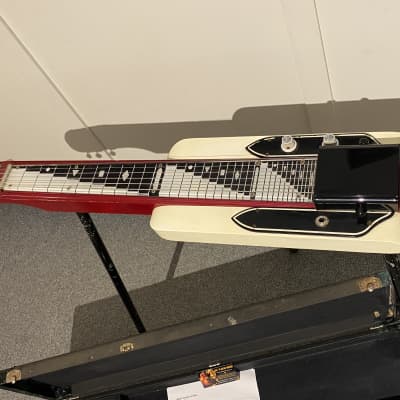 National Dynamic Lap Steel 1958-1962 Red/White/Black