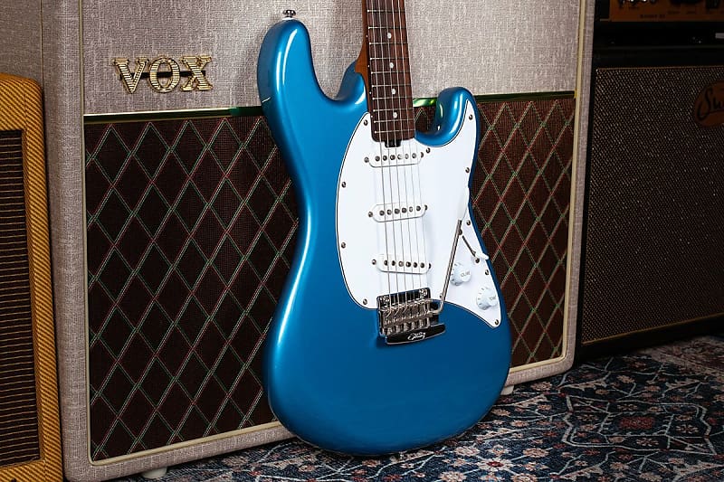 Sterling by Music Man Cutlass Electric Guitar Toluca Lake Blue SSS CT50SSS-TLB-R image 1