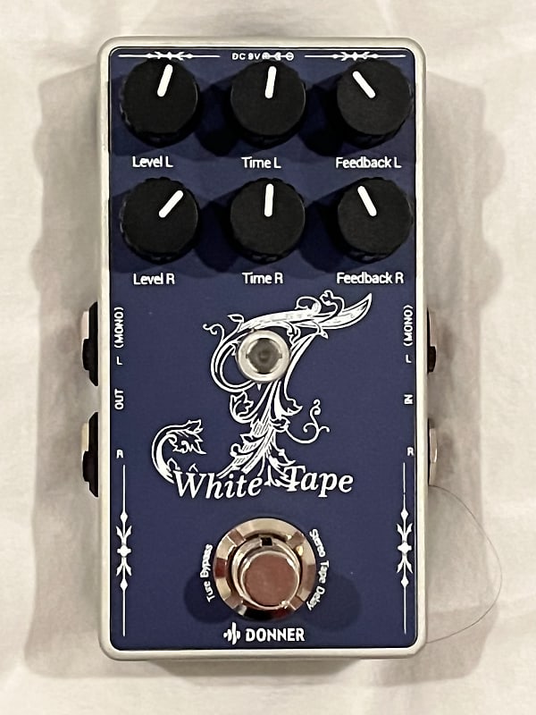 Donner White Tape Stereo Tape Delay 2021 Reverb