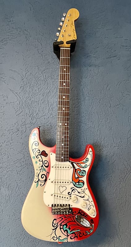 Axetremecreations & Musikraft Jimi Hendrix Monterey Pop Strat | Reverb