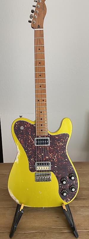 Fender Telecaster Deluxe 2020 Lime Gold metallic image 1