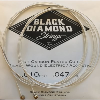 Black Diamond Strings Pure Jazz Chromium Flatwound 12 52 Gauge