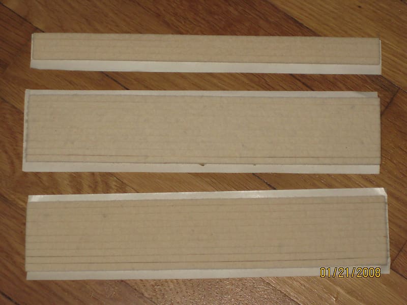 Autoharp Chromaharp Felt 7/32 x 7/32 Strips Adhesive Back 20 Reverb