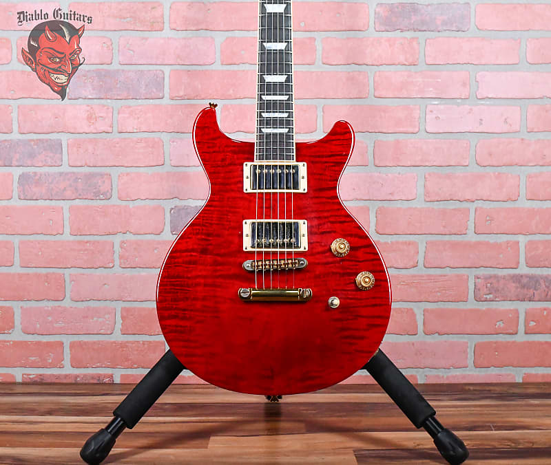 Gibson Les Paul DC Standard Flame Maple Top Transparent Cherry 2005 w/OHSC (SWD MJ Pickups) image 1