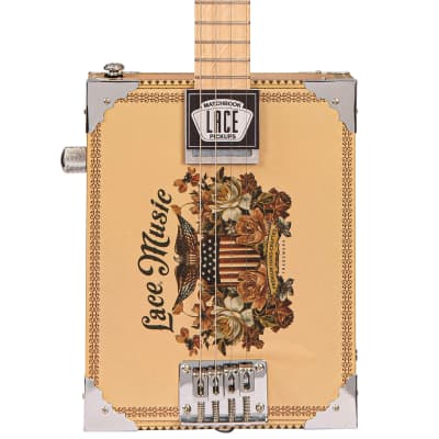 Lace Cigar Box Electric Guitar ~ 4 String ~ Americana image 7