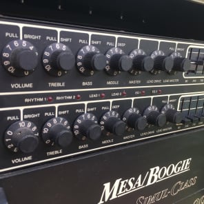 Mesa Boogie Quad Preamp/Simul-Class Stereo 295 Power Amp 1987 Black image 3