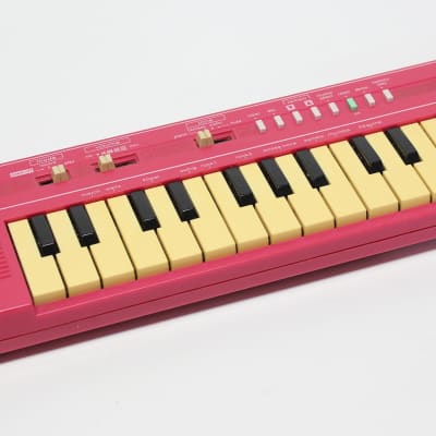 Pink Vintage 1988 Casio PT-1 29-Key Mini Synthesizer Synth Keyboard image 4