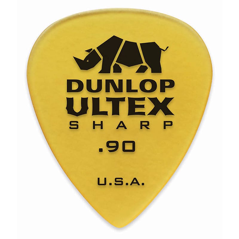Dunlop 433R90 Ultex Sharp .90mm Guitar Picks (72-Pack) image 1