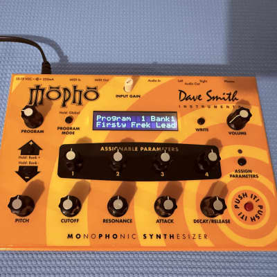 Dave Smith Instruments Mopho Desktop Monophonic Synthesizer 2008 - 2016 - Yellow