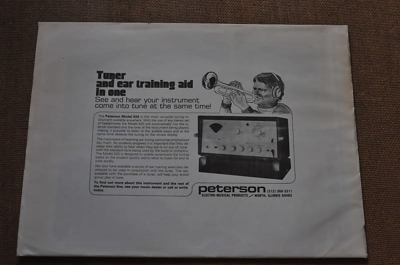 Peterson catalog booklet brochure. 1979 Reverb