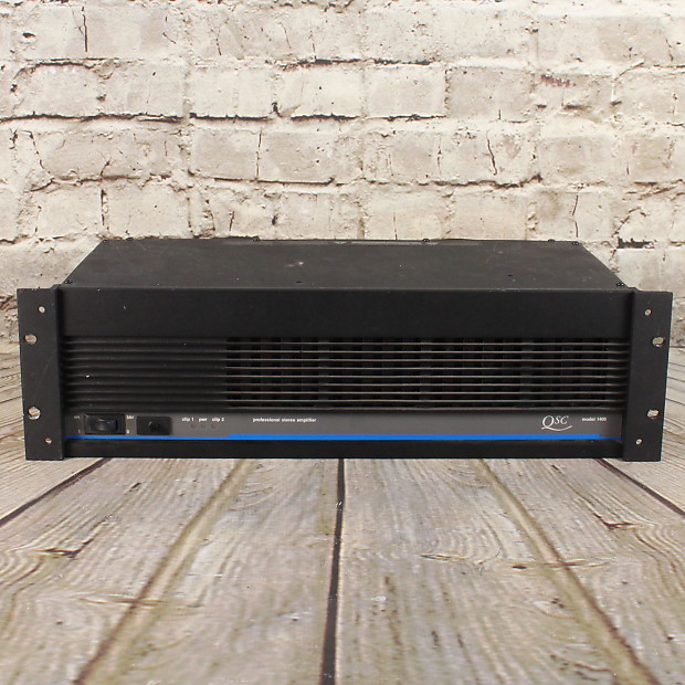 QSC Model 1400 Power Amp Reverb