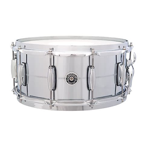 Gretsch Drums USA Brooklyn 14" x 6,5" Chrome over Brass Snare image 1