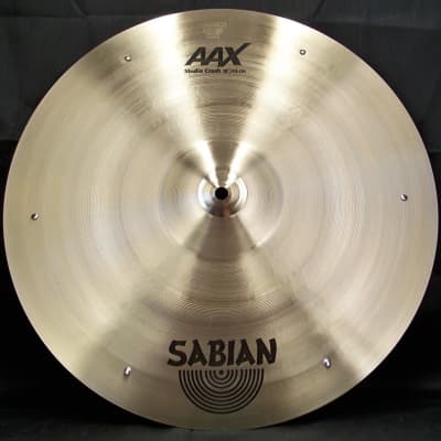 Sabian Prototype AAX 18" Studio Crash Cymbal with Rivets/New-Warranty/1339 Grams image 1