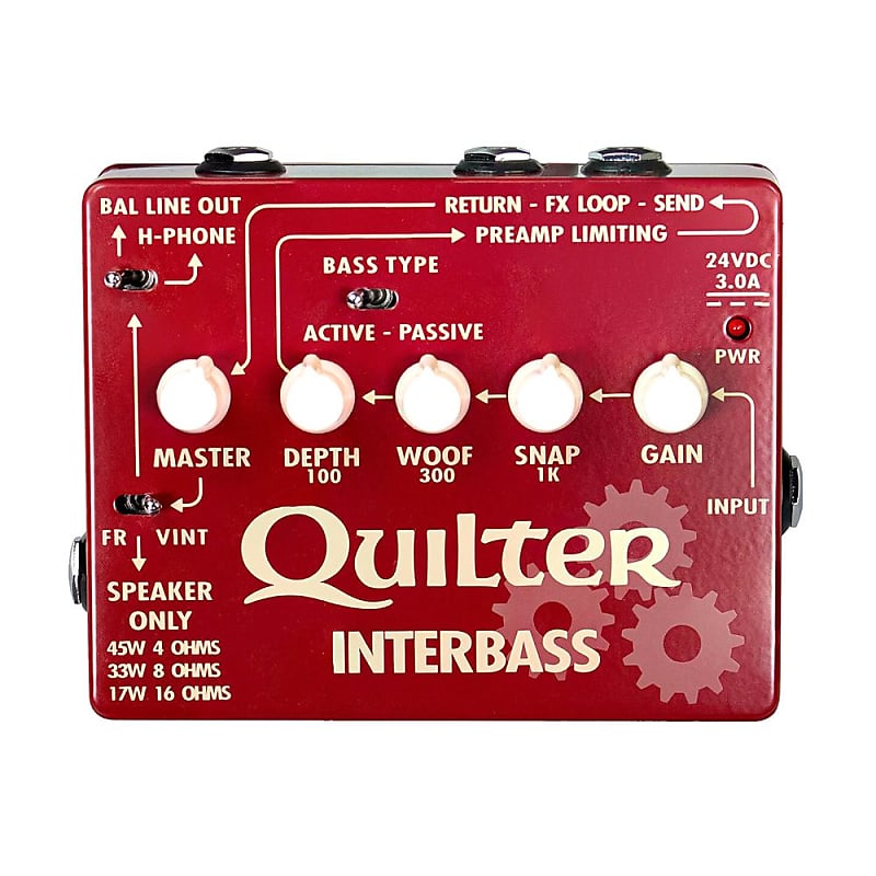 Quilter InterBass 45-Watt Bass Amp Pedal image 1