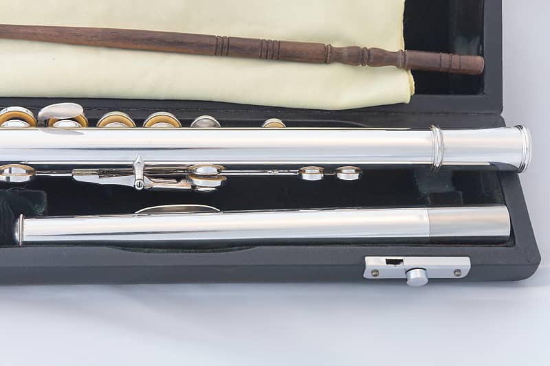 Pearl PF-521 Silver-plated Flute *Silver Lip-plate *Split-E *Made in Japan  *Cleaned & Serviced | Reverb