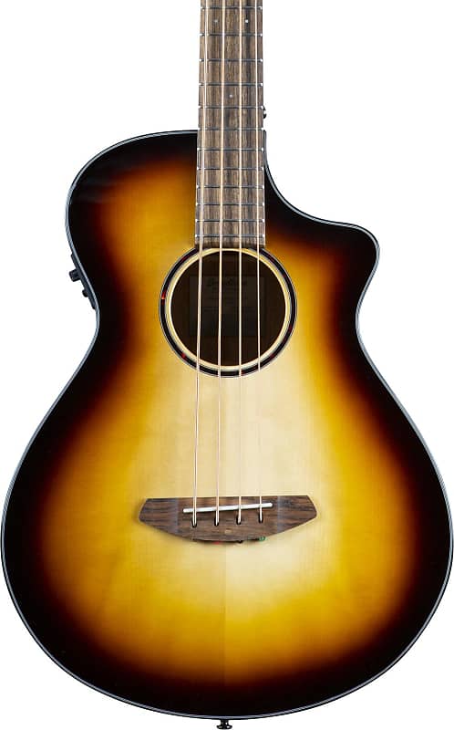 Breedlove ECO Discovery S Concert CE Acoustic-electric Bass Guitar - Edgeburst European Spruce/African Mahogany image 1