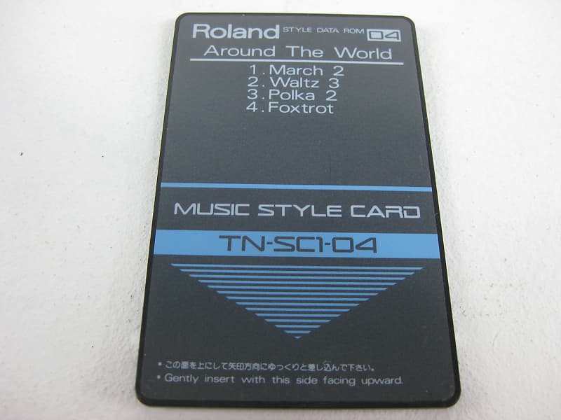 Roland Music Style Card TN-SC1-04 Around the World image 1