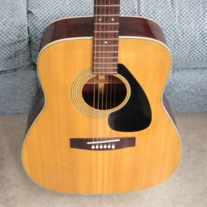 Yamaha FG-160-1 Black Label 1974 Vintage w/OHSC fg160 | Reverb