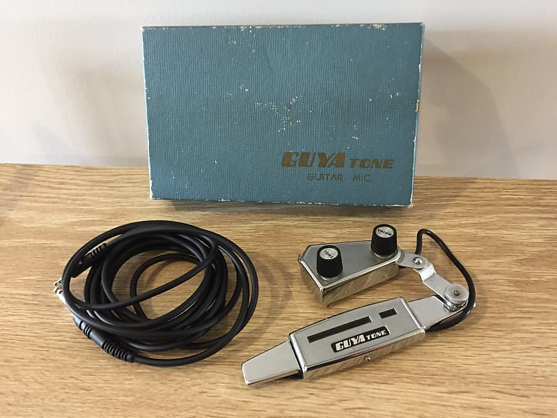 1960s Guyatone GP-24 Guitar Mic Soundhole Pickup with Box 1960s Guyatone GP-24 Guitar Mic Soundhole Pickup with Box