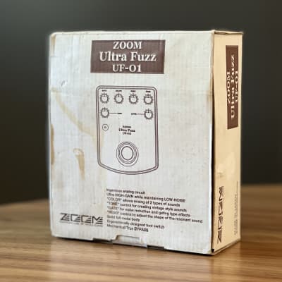 Zoom Japan UF-01 Ultra Fuzz Pedal MIJ In Original Box | Reverb