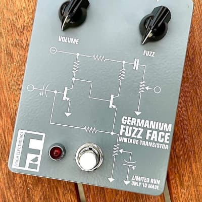 Finch Electronics Custom Germanium Fuzz Face (Vintage NOS 2N527) "Slate Grey" image 5