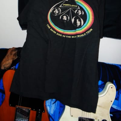 pink floyd dark side of the moon world tour official XL tee