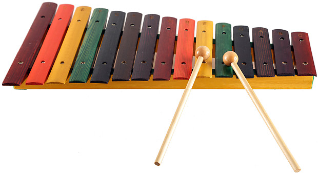 Stagg XYLO-J15 RB 2-Octave Rainbow Xylophone image 1