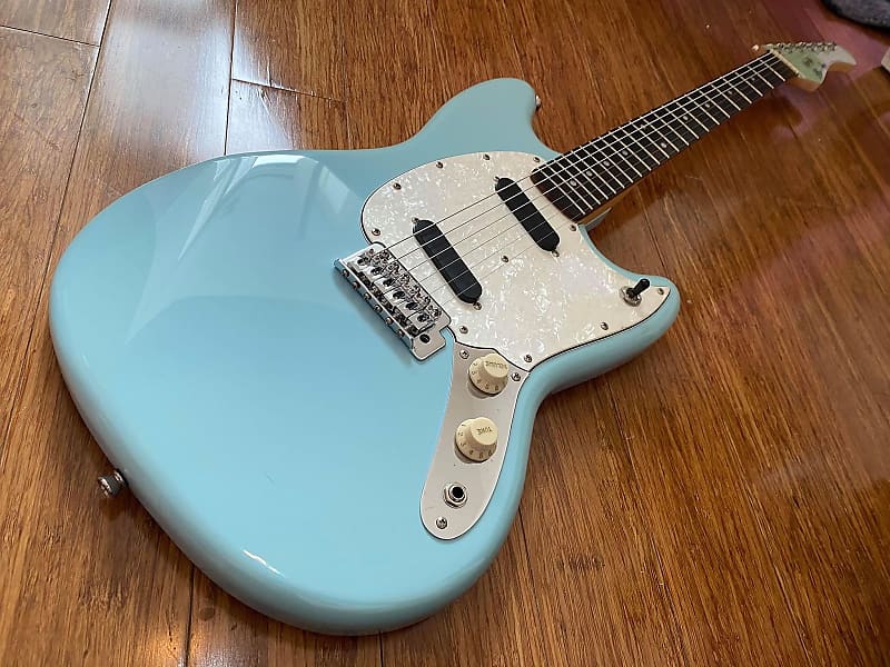 Bacchus Mustang Sonic Blue with Matching Headstock BMS-1R