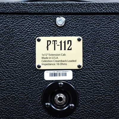 Friedman PT 112 Cabinet Celestion Creamback 16-Ohm Closed-Back Guitar Cabinet image 5