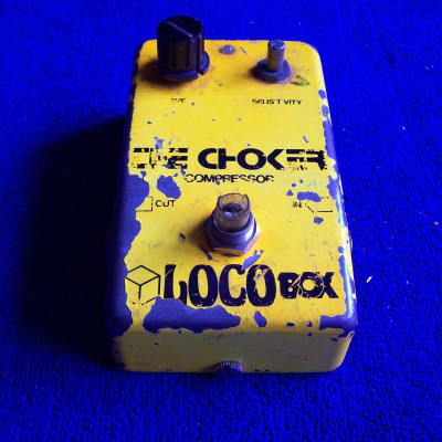 Locobox Choker Compressor Pedal Rare Handwired Late 70s - Orange for sale