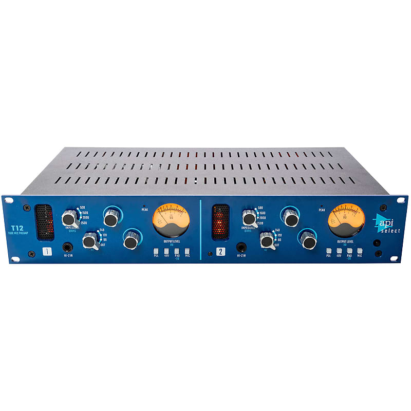 API Select T12 Dual-Channel All-Tube Class A Microphone Preamplifier image 1