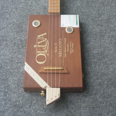 Oliva Melanio Acoustic Cigar Box Ukulele by D-Art Homemade Guitar Co. image 3