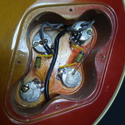 Gibson Les Paul Custom Left-Handed Cherry Sunburst #182322 Norlin-Era w/Gibson Case image 10