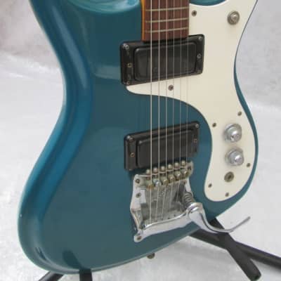 Mosrite Ventures II Guitar Blue All Original - Including Case - More pics if needed image 7
