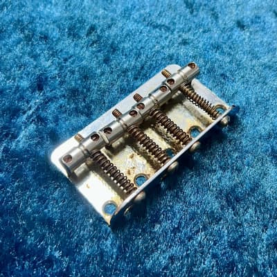 Fender Precision/ Jazz Bass bridge 1967 - Chrome original vintage USA