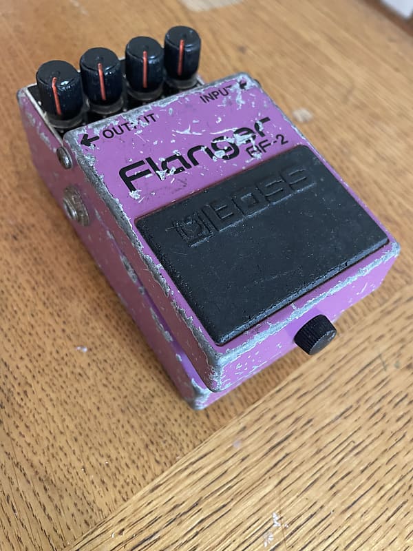 Boss BF-2 Flanger 1984-1990 (Green Label) Made In Japan | Reverb