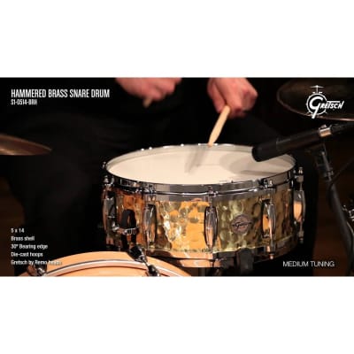 Gretsch Silver Series Hammered Brass Snare Drum Lug 14x5 image 2