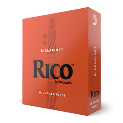 D'Addario Rico RCA1030 Bb Clarinet Reed 10-Pack, Strength 3.0 image 1